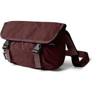 Bellroy Cinch Mini Messenger (compacte en lichte schoudertas van 6 liter, waterafstotende stof, efficiënte organisatie), Bourgondië, L, Zakelijk Bellroy Cinch Mini Messenger (compacte en lichte schoudertas van 6 liter, waterafstotende stof, efficiënte organisatie), Bourgondië, L, Zakelijk