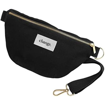 Woodcessories Heuptas voor dames, zwart, schoudertas, heuptas van biologisch katoen Change Bum Bag (zwart), zwart, zwart. Woodcessories Heuptas voor dames, zwart, schoudertas, heuptas van biologisch katoen Change Bum Bag (zwart), zwart, zwart.