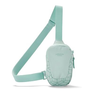 LARKSON Schoudertas voor dames en heren, Nils, schoudertas, diefstalbeveiliging, voor vrije tijd, festivals, wandelen, reizen, tas voor mobiele telefoon, sleutels, portemonnee, waterdicht, mint S LARKSON Schoudertas voor dames en heren, Nils, schoudertas, diefstalbeveiliging, voor vrije tijd, festivals, wandelen, reizen, tas voor mobiele telefoon, sleutels, portemonnee, waterdicht, mint S