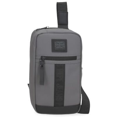 Pepe Jeans Hoxton Bagage Messenger Bag voor heren, grijs., Eén maat, Schouderriem Pepe Jeans Hoxton Bagage Messenger Bag voor heren, grijs., Eén maat, Schouderriem