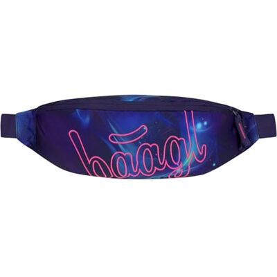 Baagl Heuptas voor kinderen, heuptas voor jongens, meisjes, tieners, elegante schoudertas van robuust materiaal met 2-weg-ritssluiting, Nova., Eén maat, Modern Baagl Heuptas voor kinderen, heuptas voor jongens, meisjes, tieners, elegante schoudertas van robuust materiaal met 2-weg-ritssluiting, Nova., Eén maat, Modern