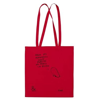 ART Design24 Shopper Maïcol & Mirco Graphics "Pizza", katoenen shopper met lange handgrepen, kleur rood, 38 x 42 cm, rood grafisch "Pizza", strandtas, Rood Grafisch "Pizza", strandtas ART Design24 Shopper Maïcol & Mirco Graphics "Pizza", katoenen shopper met lange handgrepen, kleur rood, 38 x 42 cm, rood grafisch "Pizza", strandtas, Rood Grafisch "Pizza", strandtas