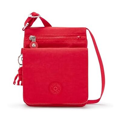Kipling Nieuw Eldorado, kleine crossbody tas, waterafstotend, 19,5 cm, 1 L, Rode Rouge, Eén maat, NIEUW ELDORADO Kipling Nieuw Eldorado, kleine crossbody tas, waterafstotend, 19,5 cm, 1 L, Rode Rouge, Eén maat, NIEUW ELDORADO