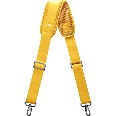ZINZ Schoudertas, vervangende tas voor schoudertas, verstelbaar en gevoerd, 147-79 cm, voor tas met D-ring, Geel. 57" ZINZ Schoudertas, vervangende tas voor schoudertas, verstelbaar en gevoerd, 147-79 cm, voor tas met D-ring, Geel. 57"
