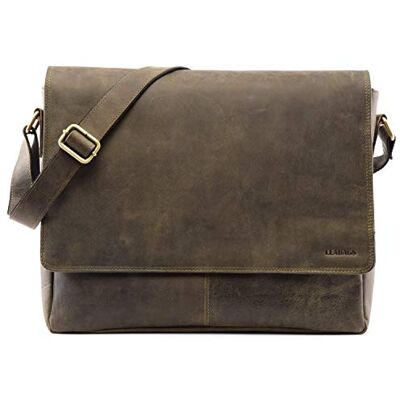 LEABAGS Oxford Uniseks schoudertas (1 stuk) M LEABAGS Oxford Uniseks schoudertas (1 stuk) M