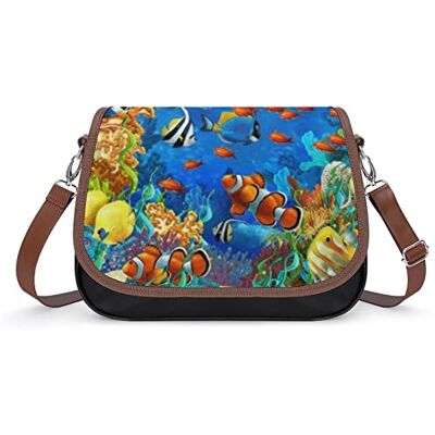 LafalPer Dames handtas van leer schoudertas bedrukt schoudertassen originele designer elegant vuurtoren van de zee, Kleur: zwart. LafalPer Dames handtas van leer schoudertas bedrukt schoudertassen originele designer elegant vuurtoren van de zee, Kleur: zwart.