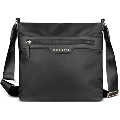 bugatti Mare 2.0 Praktische en lichte middelgrote schoudertas voor dames, zwart. M bugatti Mare 2.0 Praktische en lichte middelgrote schoudertas voor dames, zwart. M