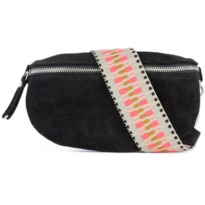 lePelou Suède heuptas, suède heuptas, festivaltas, schoudertas, heuptas, cadeau, Zwart 1, M, Klassiek, minimalistisch, elegant lePelou Suède heuptas, suède heuptas, festivaltas, schoudertas, heuptas, cadeau, Zwart 1, M, Klassiek, minimalistisch, elegant
