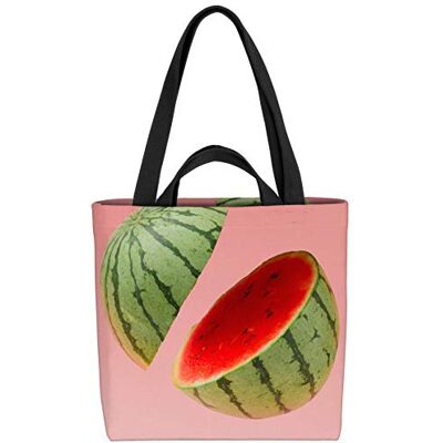 VOID Boodschappentas watermeloen roze 33x33x14cm 15L kleurrijke XXL casual, Meerkleurig, XXL, casual VOID Boodschappentas watermeloen roze 33x33x14cm 15L kleurrijke XXL casual, Meerkleurig, XXL, casual