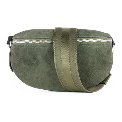 lePelou Suède heuptas, suède heuptas, festivaltas, schoudertas, heuptas, cadeau, Kaki 5., M, Klassiek, minimalistisch, elegant lePelou Suède heuptas, suède heuptas, festivaltas, schoudertas, heuptas, cadeau, Kaki 5., M, Klassiek, minimalistisch, elegant