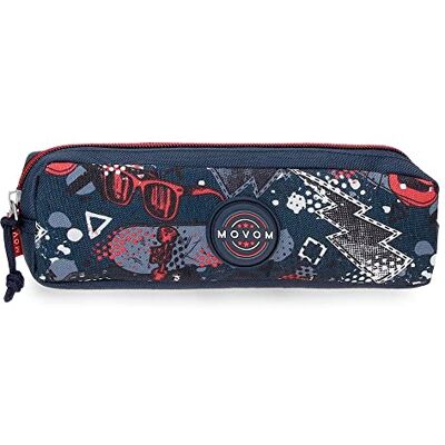 MOVOM Free Time etui, meerkleurig, 22 x 7 x 3 cm, polyester, meerkleurig, talla única, etui, Meerkleurig, Geval MOVOM Free Time etui, meerkleurig, 22 x 7 x 3 cm, polyester, meerkleurig, talla única, etui, Meerkleurig, Geval