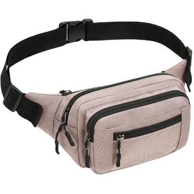 AIRCBC Heuptas voor dames en heren, waterdicht, verstelbaar, met meerdere zakken, voor reizen, wandelen, hond uitlaten, fietsen, kamperen, Lila., Eén maat, Eenvoudig en modieus AIRCBC Heuptas voor dames en heren, waterdicht, verstelbaar, met meerdere zakken, voor reizen, wandelen, hond uitlaten, fietsen, kamperen, Lila., Eén maat, Eenvoudig en modieus