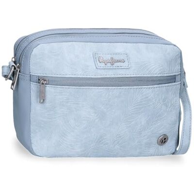 Pepe Jeans Jana Bagage messenger bag dames, Blauw, Eén maat, schouderriem twee compartimenten Pepe Jeans Jana Bagage messenger bag dames, Blauw, Eén maat, schouderriem twee compartimenten
