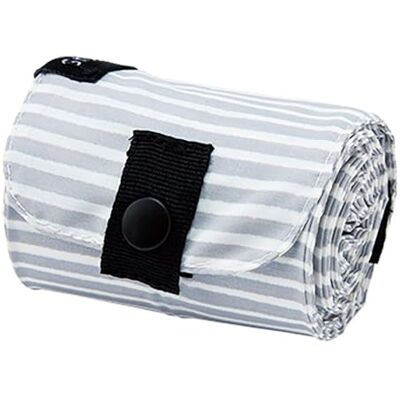MARNA Shupatto Compact wit gestreept SEN tas M van polyethyleen, inhoud 15 l 5 kg, afmetingen 32 x 32 cm, wit gestreept, Eén maat, Wit gestreept MARNA Shupatto Compact wit gestreept SEN tas M van polyethyleen, inhoud 15 l 5 kg, afmetingen 32 x 32 cm, wit gestreept, Eén maat, Wit gestreept