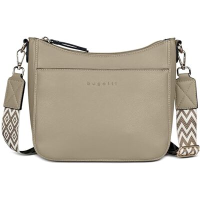 bugatti Mare 3.0 Kleine schoudertas voor dames van kunstleer, Beige bugatti Mare 3.0 Kleine schoudertas voor dames van kunstleer, Beige