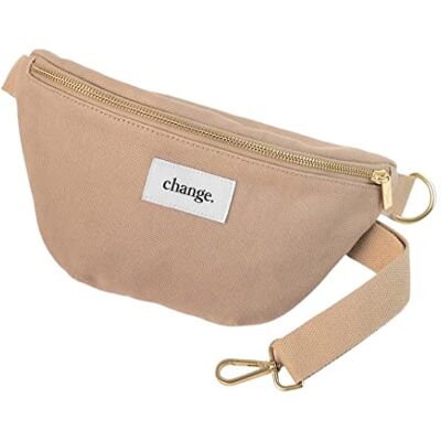 Woodcessories Heuptas voor dames, schoudertas, heuptas voor dames van biologisch katoen Change Bum Bag, Taupe Woodcessories Heuptas voor dames, schoudertas, heuptas voor dames van biologisch katoen Change Bum Bag, Taupe