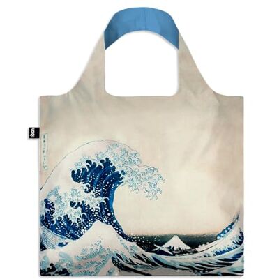 LOQI Katsushika Hokusai The Great Wave gerecycled, Blauw, Modern LOQI Katsushika Hokusai The Great Wave gerecycled, Blauw, Modern