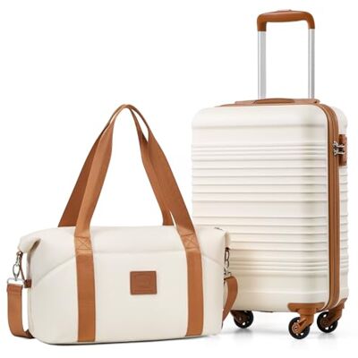 Coolife Ryanair cabinekoffer 55 x 35 x 20 cm + tas 40 x 25 x 20 cm handbagage EasyJet Coolife Ryanair cabinekoffer 55 x 35 x 20 cm + tas 40 x 25 x 20 cm handbagage EasyJet