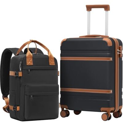 Coolife EasyJet Handkoffer, 55 x 40 x 20 cm en Ryanair cabinebagage, 40 x 30 x 20 cm Coolife EasyJet Handkoffer, 55 x 40 x 20 cm en Ryanair cabinebagage, 40 x 30 x 20 cm