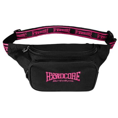 100% Hardcore Festival Essential Hip Bag Heuptas, uniseks, zwart/roze, zwart, één maat 100% Hardcore Festival Essential Hip Bag Heuptas, uniseks, zwart/roze, zwart, één maat