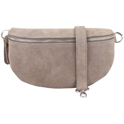Blade Heuptas voor dames, van suède, handgemaakte schoudertas, heuptas van echt leer met patroon, 3 maten, elegante schoudertas, gemaakt in Italië, cadeau voor haar,, Taupe 1, S, Modern Blade Heuptas voor dames, van suède, handgemaakte schoudertas, heuptas van echt leer met patroon, 3 maten, elegante schoudertas, gemaakt in Italië, cadeau voor haar,, Taupe 1, S, Modern