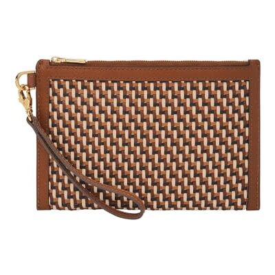 Fossil Cadeau-idee reisaccessoires – reisportemonnee voor dames (1 stuk), Bruin, informeel Fossil Cadeau-idee reisaccessoires – reisportemonnee voor dames (1 stuk), Bruin, informeel
