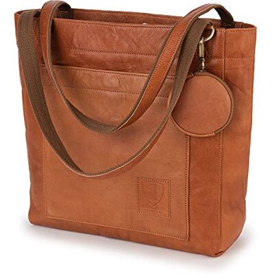 Berliner Bags Seville Grand Sac Cabas en Cuir Véritable pour Femme, Sac à Main Porté Main ou Épaule, Élégant, Spacieux et Pratique pour le Travail ou le Quotidien Berliner Bags Seville Grand Sac Cabas en Cuir Véritable pour Femme, Sac à Main Porté Main ou Épaule, Élégant, Spacieux et Pratique pour le Travail ou le Quotidien