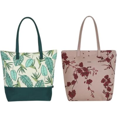 Eco Right Grote damestassen met ritssluiting milieuvriendelijke waterdichte handtassen voor dames één maat Lush Tropics Sakura, één maat, Utility, Lush Tropics Sakura, Eén maat, Utility Eco Right Grote damestassen met ritssluiting milieuvriendelijke waterdichte handtassen voor dames één maat Lush Tropics Sakura, één maat, Utility, Lush Tropics Sakura, Eén maat, Utility