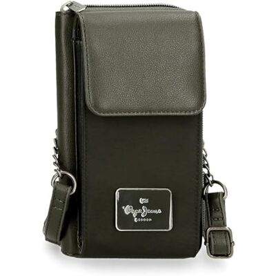 Pepe Jeans Christine Bagage Messenger Bag voor dames, Groen, Kleine schoudertas Pepe Jeans Christine Bagage Messenger Bag voor dames, Groen, Kleine schoudertas