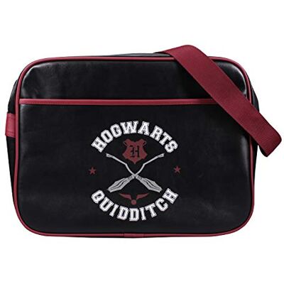 Harry Potter Quidditch retro tas Snitch, zwart., 31 (w) x 41 (h) x 14 (d) cm, bagage Harry Potter Quidditch retro tas Snitch, zwart., 31 (w) x 41 (h) x 14 (d) cm, bagage