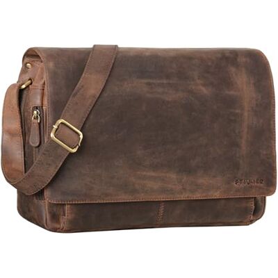 STILORD Tom Laptoptas, uniseks, 1 stuk, Zamora Bruin, L, Schoudertas STILORD Tom Laptoptas, uniseks, 1 stuk, Zamora Bruin, L, Schoudertas