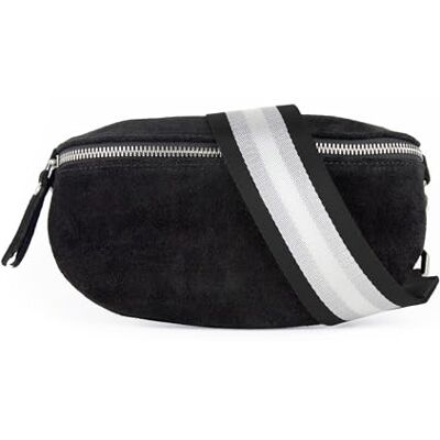 lePelou Suède heuptas, suède heuptas, festivaltas, schoudertas, heuptas, cadeau, Zwart 4, M, Klassiek, minimalistisch, elegant lePelou Suède heuptas, suède heuptas, festivaltas, schoudertas, heuptas, cadeau, Zwart 4, M, Klassiek, minimalistisch, elegant