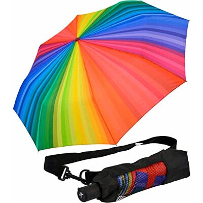 iX-brella XXL zakparaplu met schoudertas, Regenboog, Zakparaplu XXL iX-brella XXL zakparaplu met schoudertas, Regenboog, Zakparaplu XXL