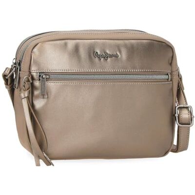 Pepe Jeans Ruby Bagage Messenger Bag voor dames, Beige, Eén maat, Schouderriem Pepe Jeans Ruby Bagage Messenger Bag voor dames, Beige, Eén maat, Schouderriem