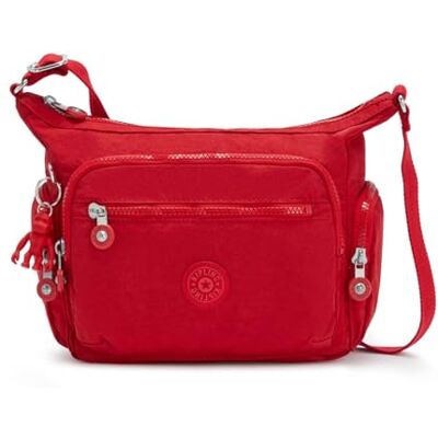 Kipling Gabbie S Schoudertas, uniseks (1 stuk), rood Eén maat Kipling Gabbie S Schoudertas, uniseks (1 stuk), rood Eén maat