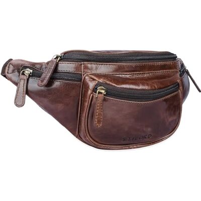STILORD Eliah Vintage lederen heuptas, perfect voor reizen, festivals en outdoor, uniseks heuptas voor mobiele telefoon en camera, Bruin Chocolade, L, Retro STILORD Eliah Vintage lederen heuptas, perfect voor reizen, festivals en outdoor, uniseks heuptas voor mobiele telefoon en camera, Bruin Chocolade, L, Retro