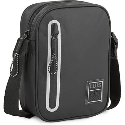 Lois Crossbody Bag Heren, Schoudertas Dames, Schoudertas, Schoudertas Man, Schoudertas Stijlvol en Veelzijdig, zwart, Kleine tas Lois Crossbody Bag Heren, Schoudertas Dames, Schoudertas, Schoudertas Man, Schoudertas Stijlvol en Veelzijdig, zwart, Kleine tas