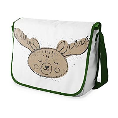 Bonamaison Digitaal bedrukte messenger tassen met armband kaki voor scholieren, schooltassen voor meisjes en jongens, schoudertas, terug naar school, grootte: 29 x 36 cm, veelkleurig, messenger tassen voor studenten, Veelkleurig., messenger tassen voor st Bonamaison Digitaal bedrukte messenger tassen met armband kaki voor scholieren, schooltassen voor meisjes en jongens, schoudertas, terug naar school, grootte: 29 x 36 cm, veelkleurig, messenger tassen voor studenten, Veelkleurig., messenger tassen voor st
