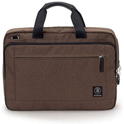 Invicta Kantoortas Bruin PC-houder tot 15,6 inch schouderriem heren dames, Bruin, Taglia unica, tas Invicta Kantoortas Bruin PC-houder tot 15,6 inch schouderriem heren dames, Bruin, Taglia unica, tas