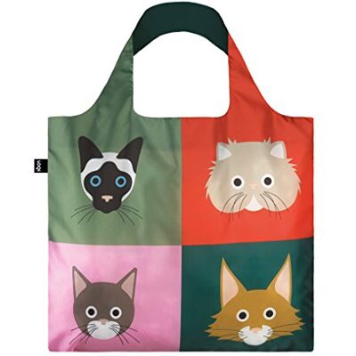 LOQI STEPHAN CHEETAM verzameltassen voor katten en honden, Katten, strandtas LOQI STEPHAN CHEETAM verzameltassen voor katten en honden, Katten, strandtas