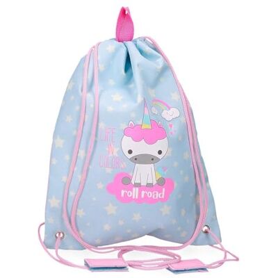 ROLL ROAD I Am a Unicorn snacktas, blauw, 27 x 34 cm, polyester, blauw, snacktas ROLL ROAD I Am a Unicorn snacktas, blauw, 27 x 34 cm, polyester, blauw, snacktas