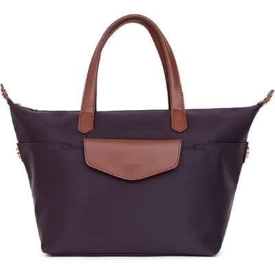 Hexagona Paris Boodschappentas voor dames-collectie pop-rood-nylon gedragen kleine handtas, 38 x h: 22 x d: 11 cm, Rood, Klassiek Hexagona Paris Boodschappentas voor dames-collectie pop-rood-nylon gedragen kleine handtas, 38 x h: 22 x d: 11 cm, Rood, Klassiek