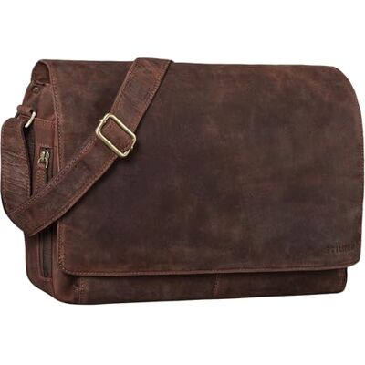 STILORD Tom Laptoptas, uniseks, 1 stuk, Veleta bruin, L, Schoudertas STILORD Tom Laptoptas, uniseks, 1 stuk, Veleta bruin, L, Schoudertas