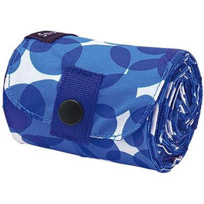 MARNA Shupatto Japanse compacte boodschappentas M UMI (oceaan), blauw, 32 x 32 cm, hedendaags MARNA Shupatto Japanse compacte boodschappentas M UMI (oceaan), blauw, 32 x 32 cm, hedendaags