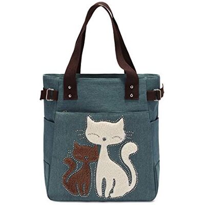 KAUKKO Vintage canvas draagtas Stevige en draagbare schooltas Lichtgewicht Militair Groen Militair Groen L Tote Bag KAUKKO Vintage canvas draagtas Stevige en draagbare schooltas Lichtgewicht Militair Groen Militair Groen L Tote Bag