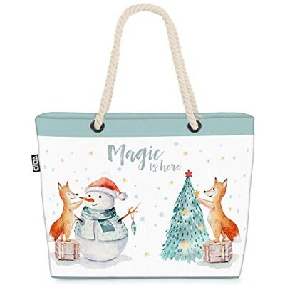 VOID Fuchs strandtas sneeuwpop 58 x 38 x 16 cm 23 liter XXL kleurrijk XXL casual, Meerkleurig, XXL, casual VOID Fuchs strandtas sneeuwpop 58 x 38 x 16 cm 23 liter XXL kleurrijk XXL casual, Meerkleurig, XXL, casual
