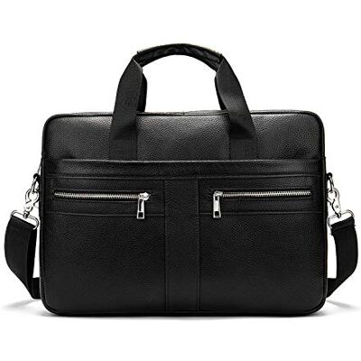 FANDARE Heren Laptop Koffer Schoudertassen Zakelijke Mannen Lederen Handtas Waterdichte Messenger Bag Crossbody Bag, zwart., koffer FANDARE Heren Laptop Koffer Schoudertassen Zakelijke Mannen Lederen Handtas Waterdichte Messenger Bag Crossbody Bag, zwart., koffer