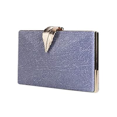 CORIOS Avondtas voor dames, bladgesp, handtassen, bruid, schoudertassen, elegante ketting, schoudertas, clutch voor feest, banket, bruiloft, Blauw, L, Stijlvol CORIOS Avondtas voor dames, bladgesp, handtassen, bruid, schoudertassen, elegante ketting, schoudertas, clutch voor feest, banket, bruiloft, Blauw, L, Stijlvol