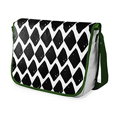 Bonamaison Digitaal bedrukte messenger tassen met armband kaki voor studenten, schooltassen voor meisjes en jongens, schoudertassen, terug naar school, maat: 29 x 36 cm, meerkleurig, messenger tassen voor studenten, Veelkleurig., koerierstassen voor stude Bonamaison Digitaal bedrukte messenger tassen met armband kaki voor studenten, schooltassen voor meisjes en jongens, schoudertassen, terug naar school, maat: 29 x 36 cm, meerkleurig, messenger tassen voor studenten, Veelkleurig., koerierstassen voor stude