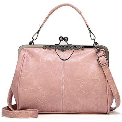 FANDARE Dameshandtas, handtas, schoudertas, PU-leer, modieus, klein meisje, schouder, crossbody tas, telefoon, schoudertas, grote capaciteit, winkelen, feest, school, reizen, roze, L, prachtig FANDARE Dameshandtas, handtas, schoudertas, PU-leer, modieus, klein meisje, schouder, crossbody tas, telefoon, schoudertas, grote capaciteit, winkelen, feest, school, reizen, roze, L, prachtig